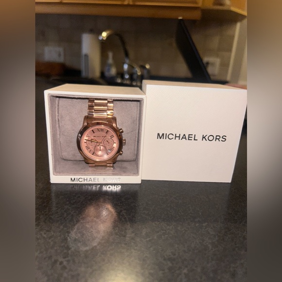 Michael Kors Ritz Rose Gold-Tone Watch - Picture 2 of 7